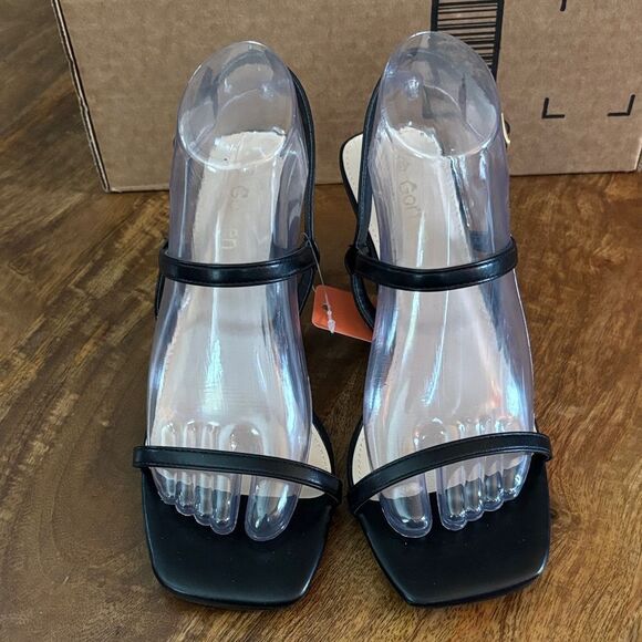 Gorfen Women's Square Open Toe Strappy Kitten 2.5 Inch Heels size 8.5 - Picture 8 of 10